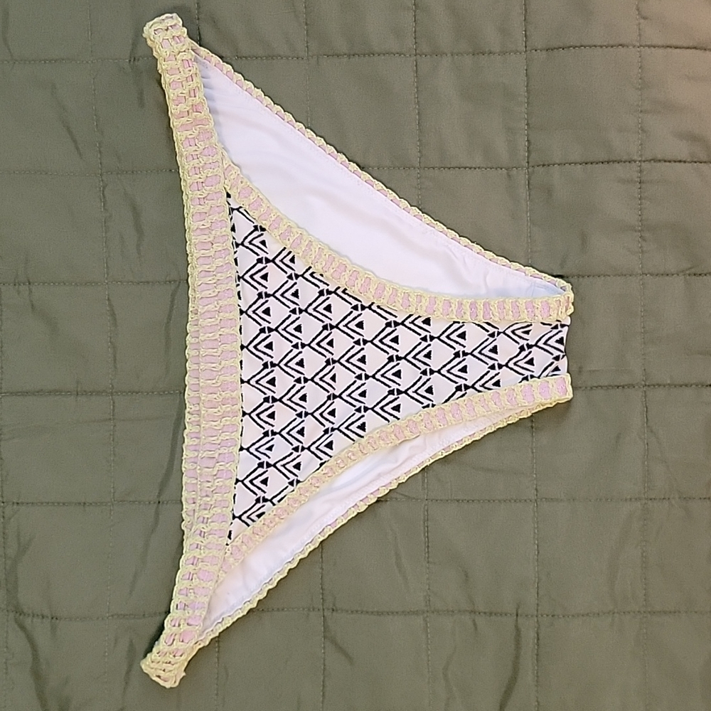 Victorias Secret Large crochet bikini bottom